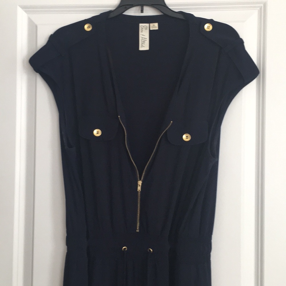 Navy jumpsuit